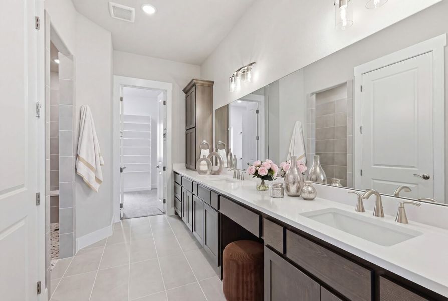 Furnished interior view inside a new home in Ladera Little Elm, Little Elm (Image 8). Furnished interior view inside a new home in Ladera Little Elm, Little Elm (Image 8).
