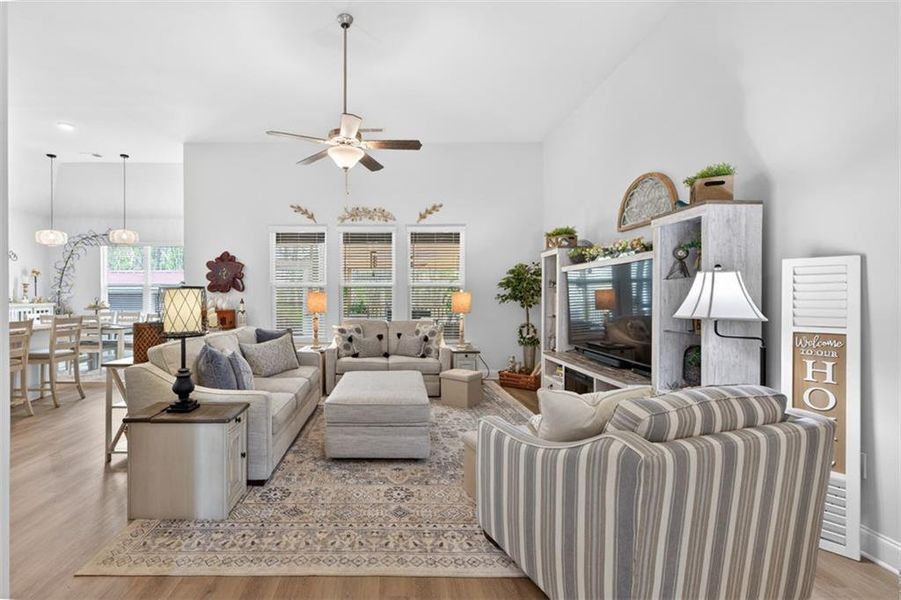Furnished interior view inside a new home in , Hartwell (Image 5).