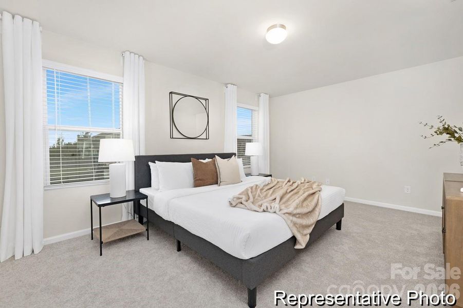 Furnished interior view inside a new home in Morgan Hills, Albemarle (Image 14).