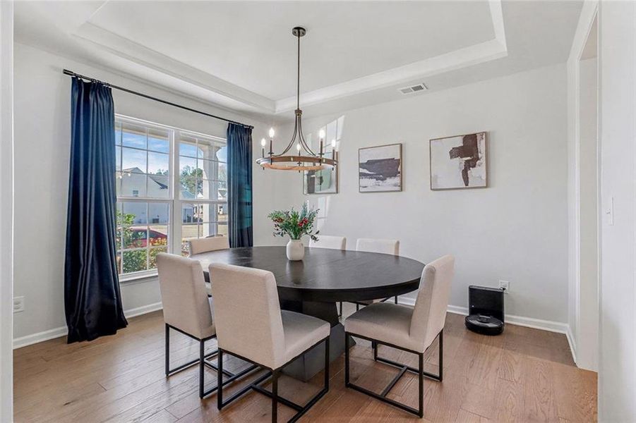 Furnished interior view inside a new home in Pinebrook at Hamilton Mill, Auburn (Image 15). Furnished interior view inside a new home in Pinebrook at Hamilton Mill, Auburn (Image 15).