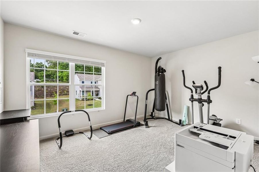 Furnished interior view inside a new home in , Dallas (Image 13).