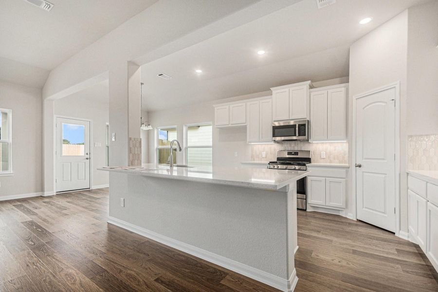 Furnished interior view inside a new home in , Bay City (Image 5).