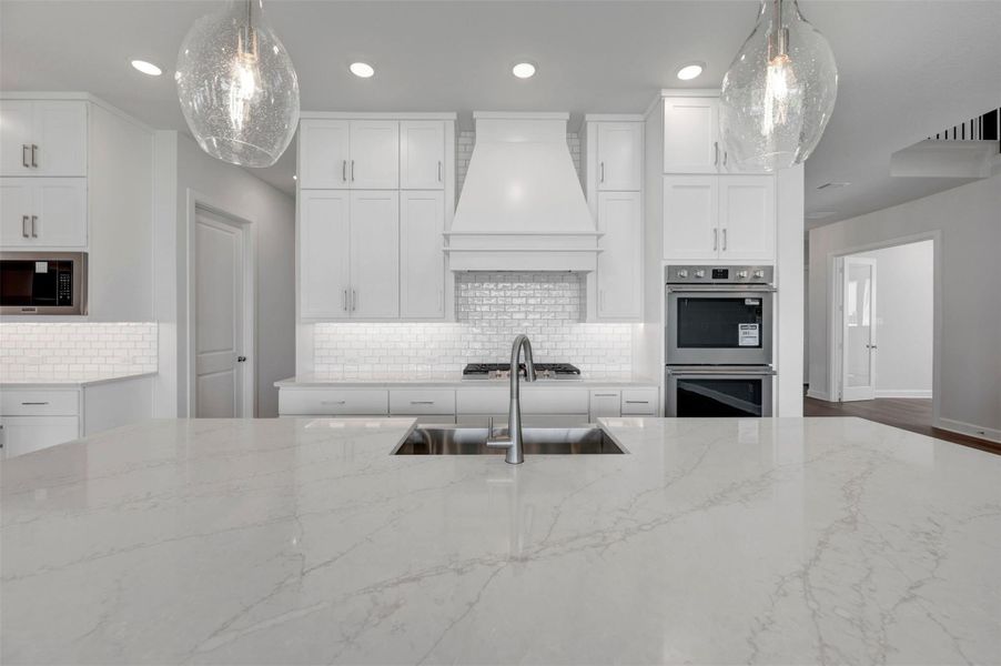 Furnished interior view inside a new home in Jordan Ranch - Premier Collection, Fulshear (Image 6).