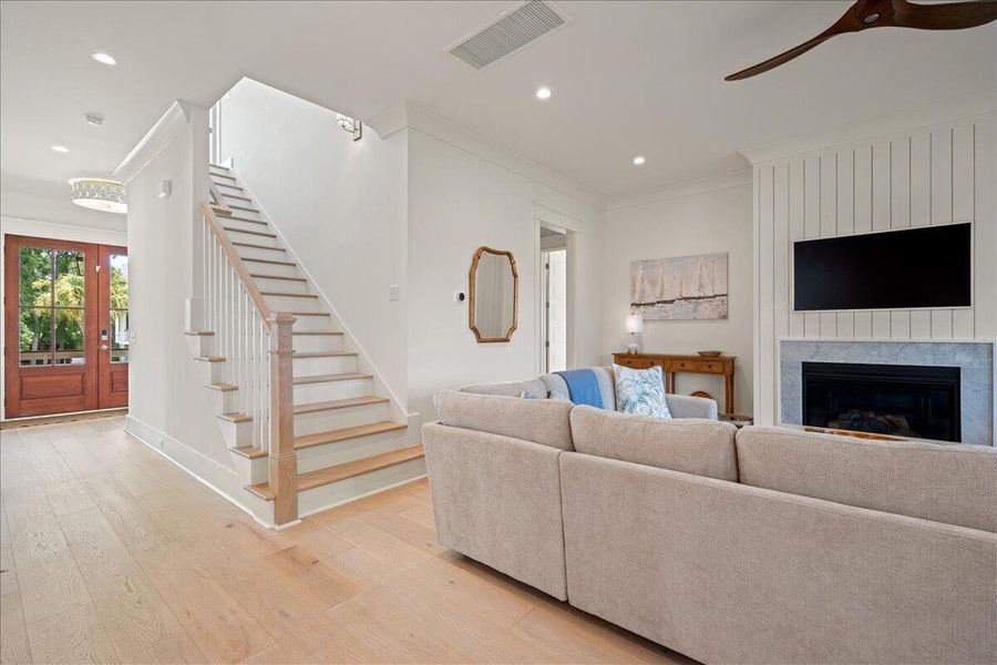 Furnished interior view inside a new home in , Johns Island (Image 42).