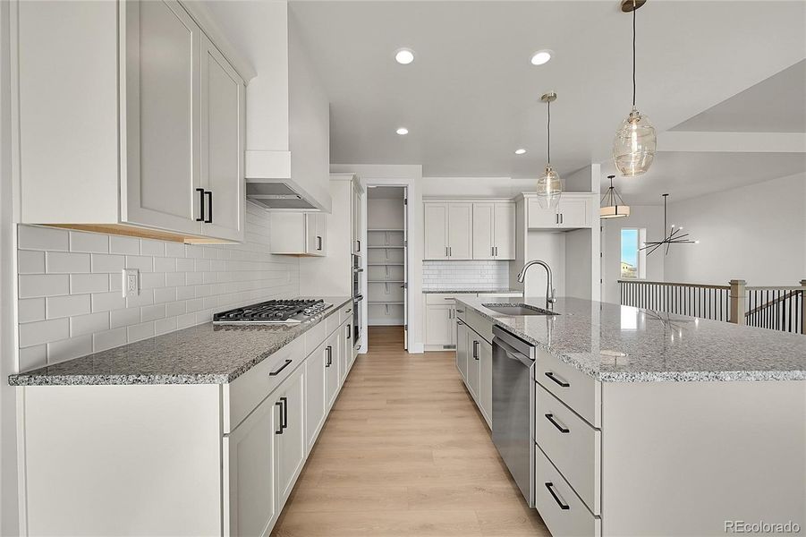 Furnished interior view inside a new home in , Peyton (Image 10).