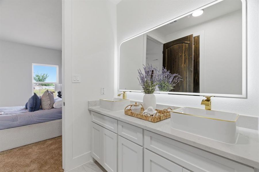 Furnished interior view inside a new home in , Joshua (Image 16).
