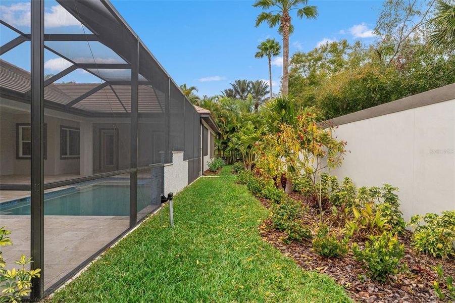 Exterior details and patio area of a home in , Trinity (Image 37).