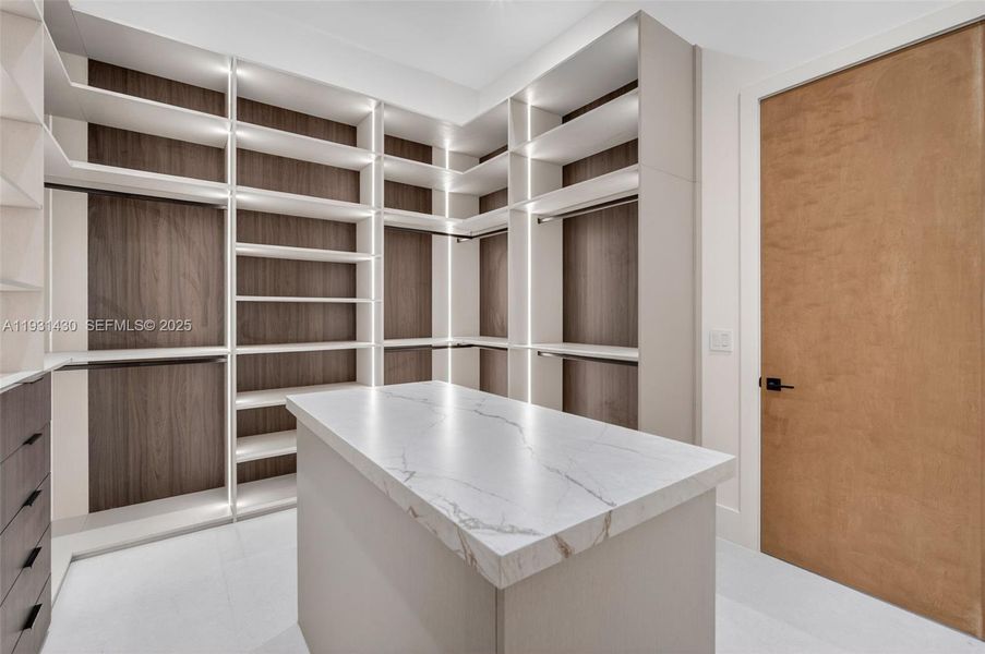 Furnished interior view inside a new home in , Miami (Image 12).