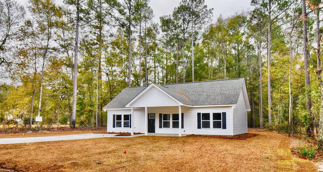 Front exterior of a new home in , Orangeburg, SC, highlighting curb appeal (Image 1).