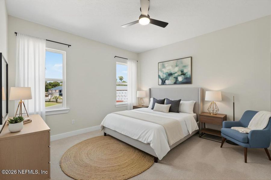 Furnished interior view inside a new home in , Yulee (Image 55). Furnished interior view inside a new home in , Yulee (Image 55).