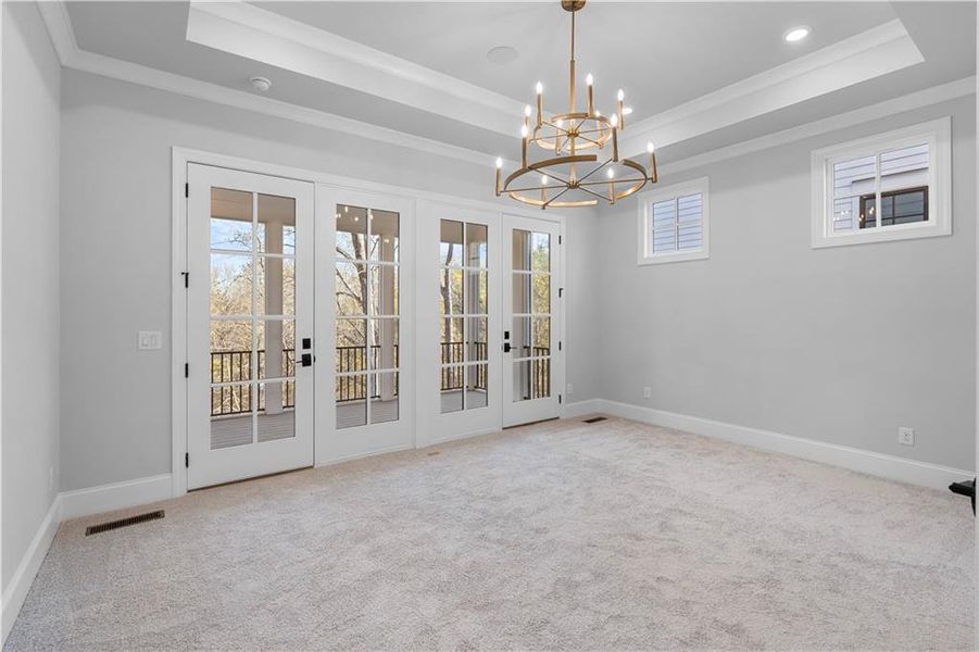 Spacious, unfurnished interior of a new home in Waterside Single Family, Peachtree Corners (Image 47).
