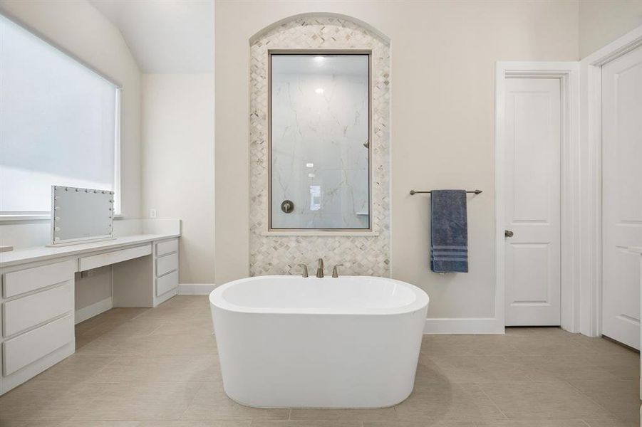 Furnished interior view inside a new home in Sandbrock Ranch, Aubrey (Image 11).