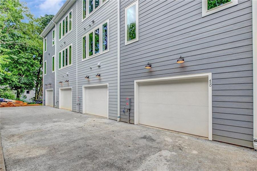 Exterior details and patio area of a home in , Atlanta (Image 37).