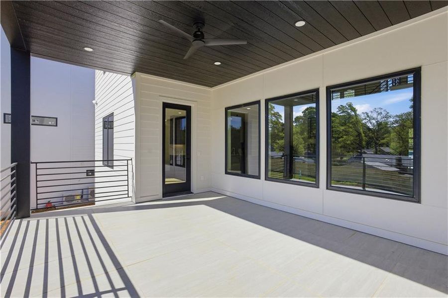 Exterior details and patio area of a home in , Duluth (Image 42).