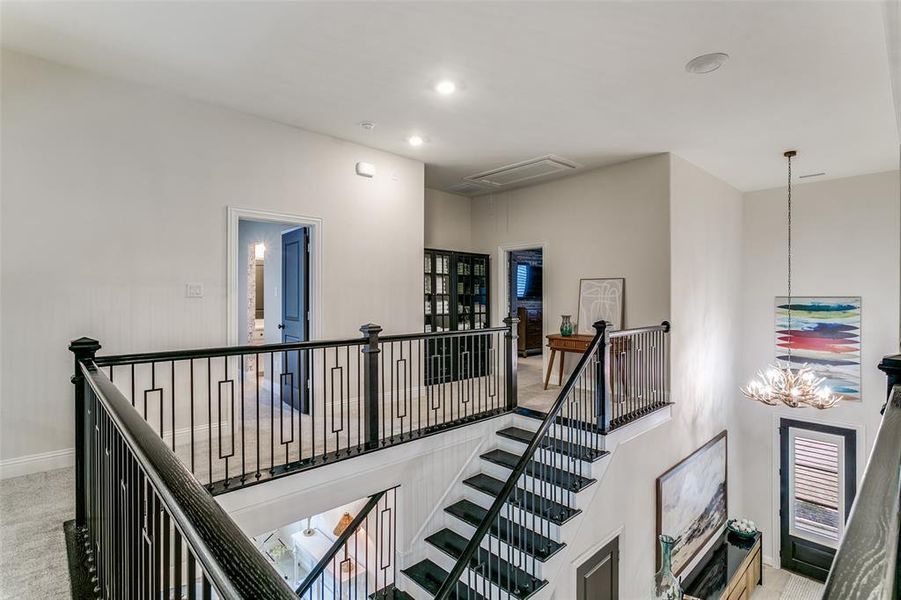 Furnished interior view inside a new home in Grand Braniff Park, Irving (Image 23).