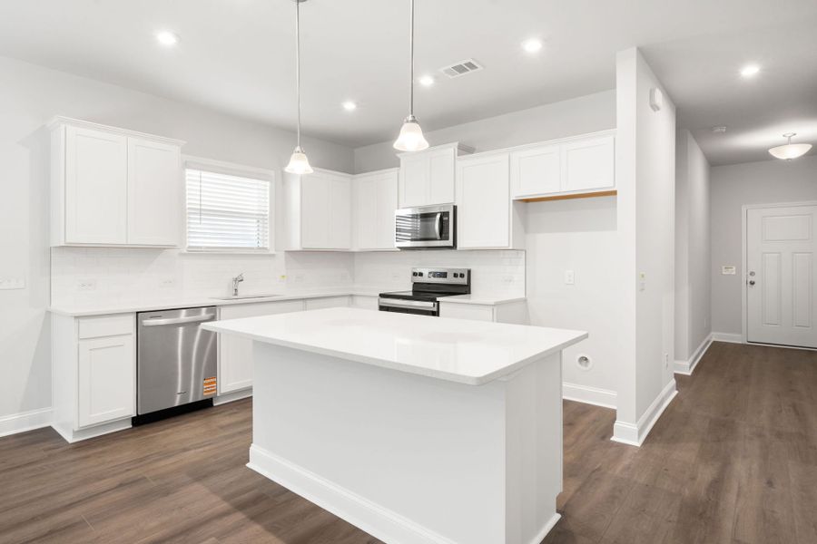Furnished interior view inside a new home in Waterways, Richmond Hill (Image 10).