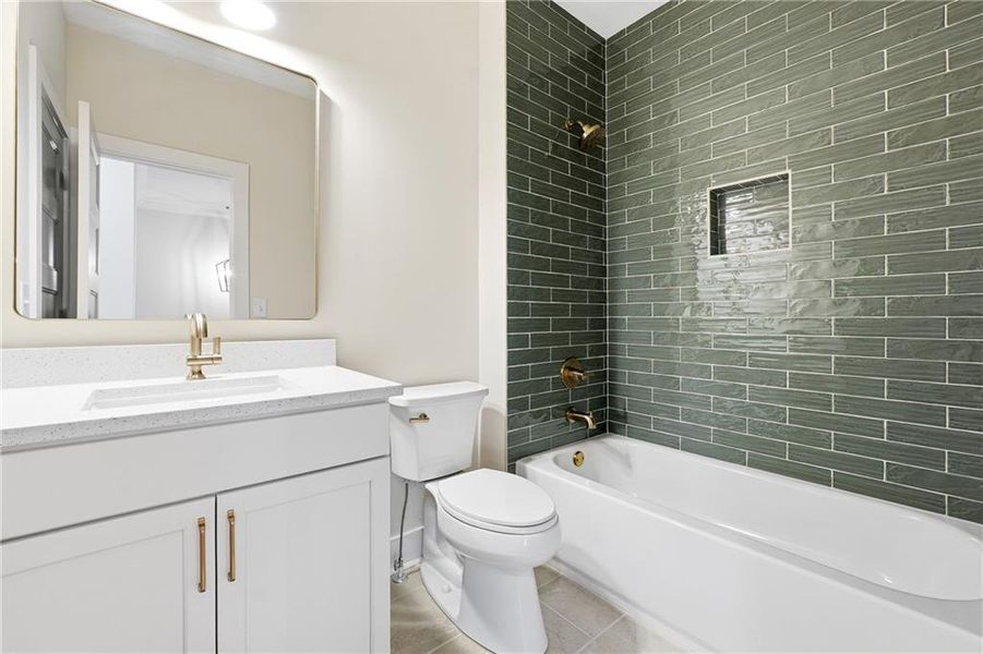 Furnished interior view inside a new home in , Marietta (Image 6).