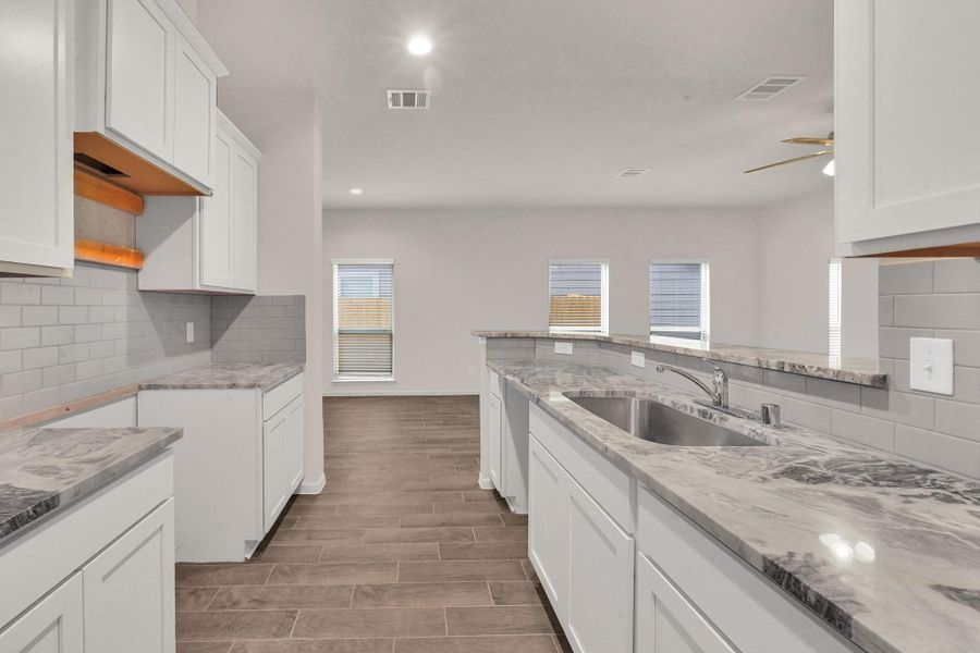 Furnished interior view inside a new home in Woodland Lakes, Houston (Image 8).
