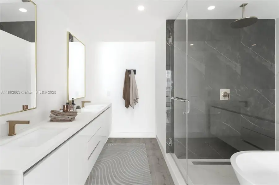 Furnished interior view inside a new home in Aria Reserve, Miami (Image 11).