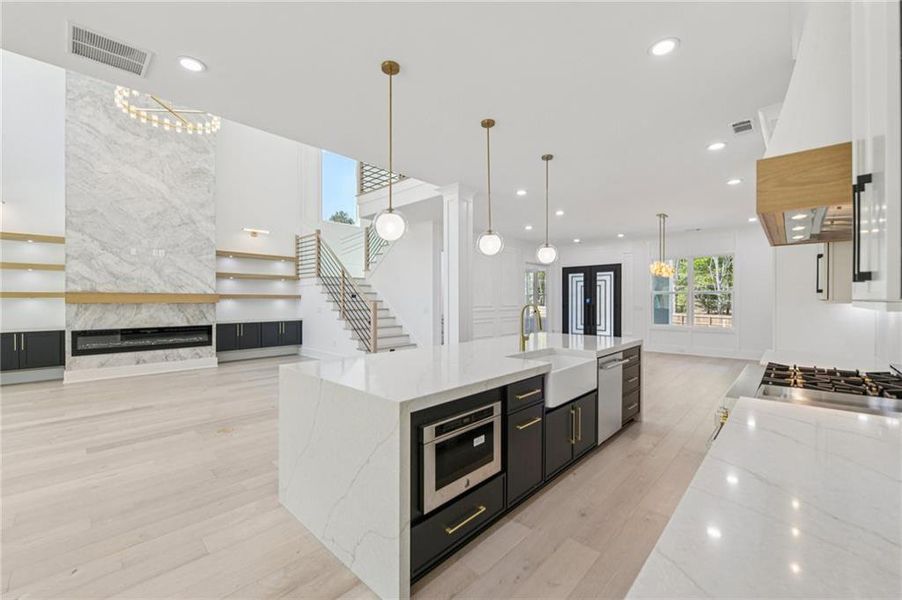 Furnished interior view inside a new home in , Grayson (Image 12).