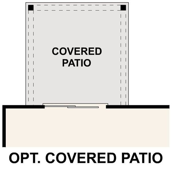 2D floor plan layout for the Oak by Century Communities in Cedar Hollow, Hickory, NC (Image 3).