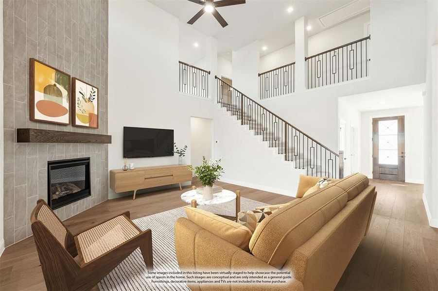 Furnished interior view inside a new home in Rockwood, Mansfield (Image 18).