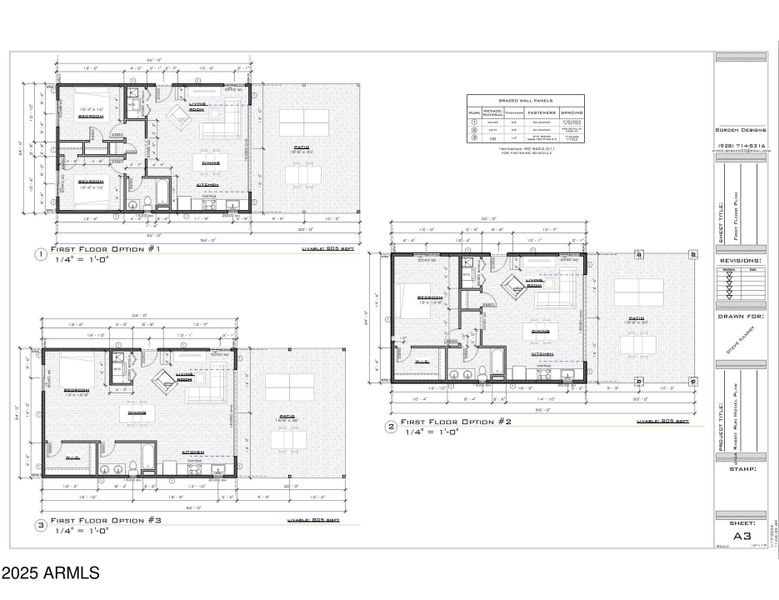 Choose Floor Plans fbo Studio, 1 bed, 1