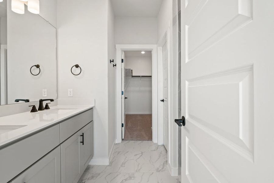 Furnished interior view inside a new home in Union Collection at Park Central, Georgetown (Image 16).