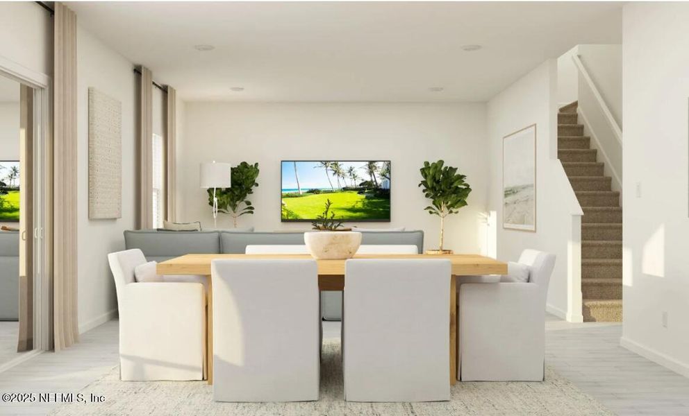 Furnished interior view inside a new home in Shearwater, St. Augustine (Image 17).