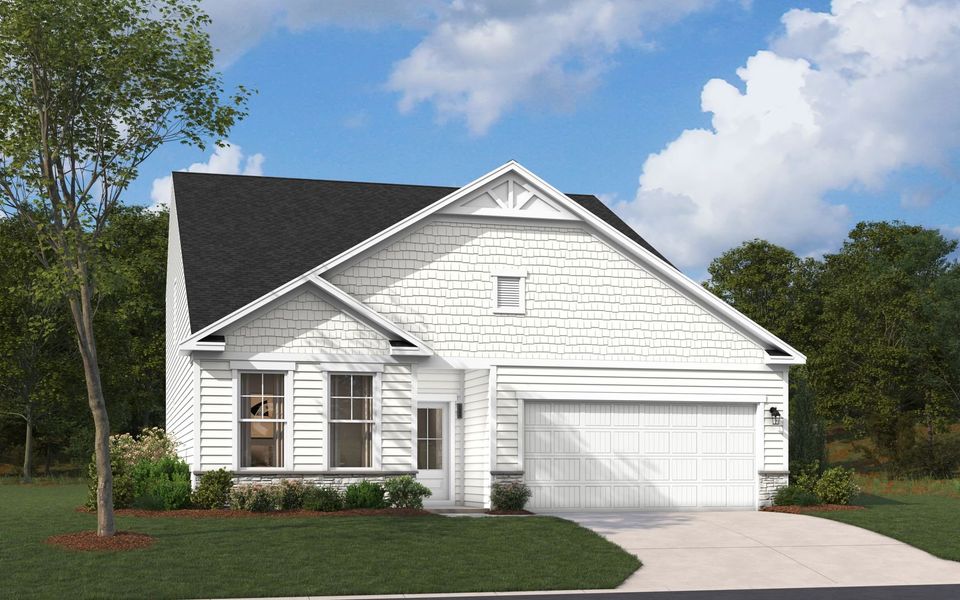 Representative exterior photo of a completed home built from the The Jefferson by Stanley Martin Homes in Green Tree Place, Anderson, SC (Image 28).