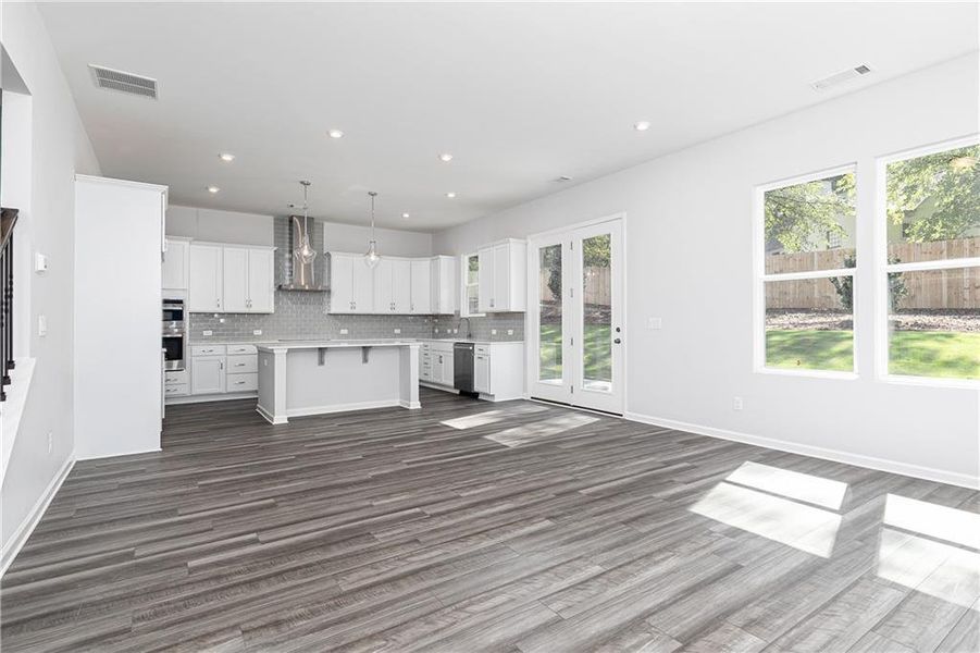 Spacious, unfurnished interior of a new home in Madison at Buice Lake, Acworth (Image 16).