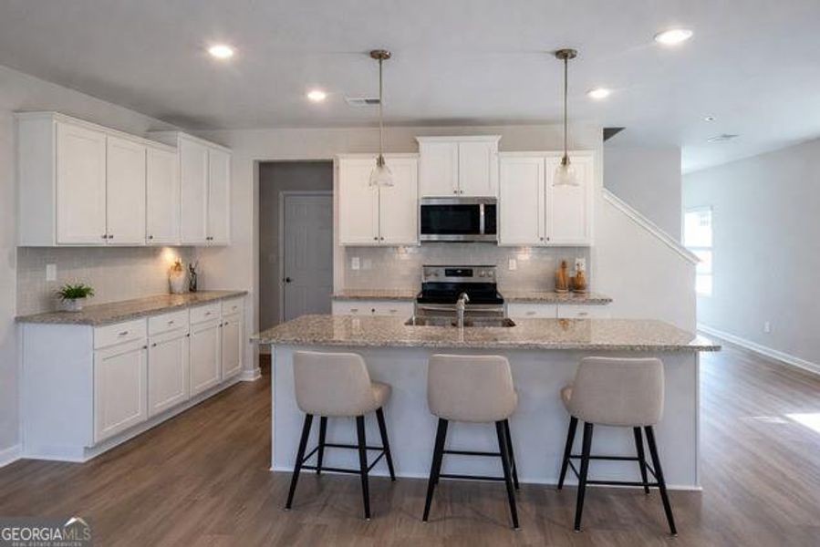 Furnished interior view inside a new home in Lake Harbin, Morrow (Image 26).