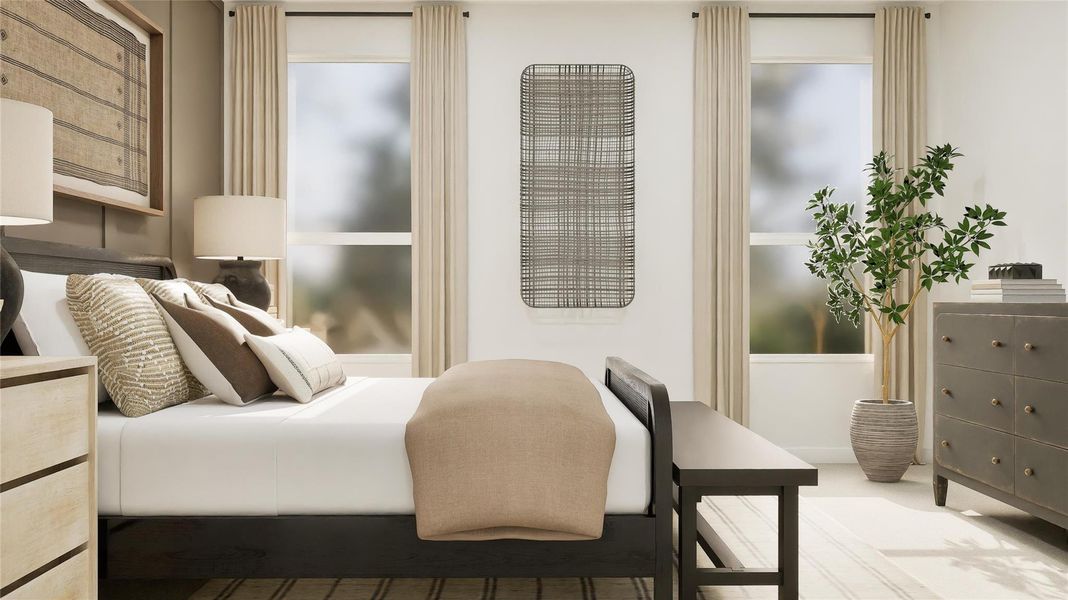 Furnished interior view inside a new home in , Hutto (Image 4).