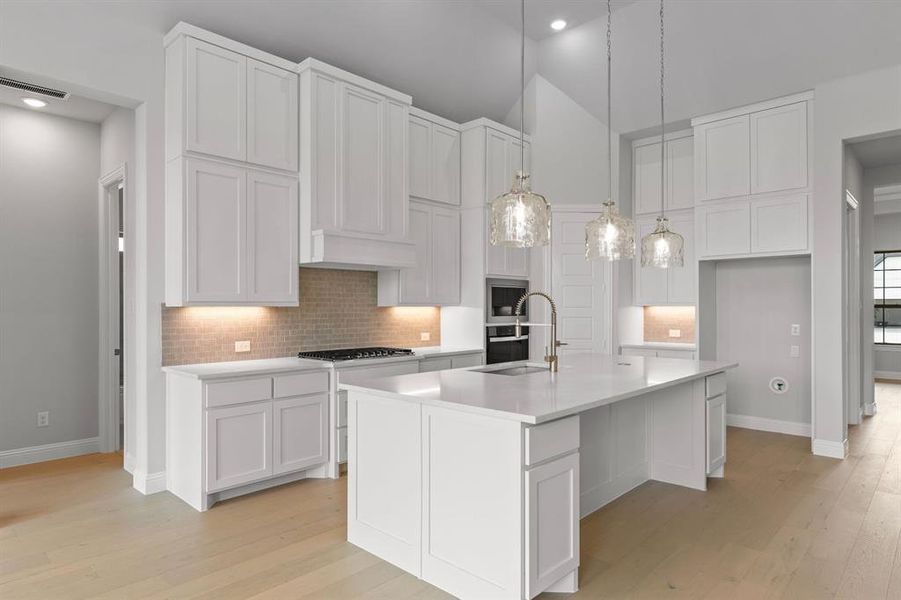 Furnished interior view inside a new home in Windsong Ranch, Prosper (Image 5). Furnished interior view inside a new home in Windsong Ranch, Prosper (Image 5).