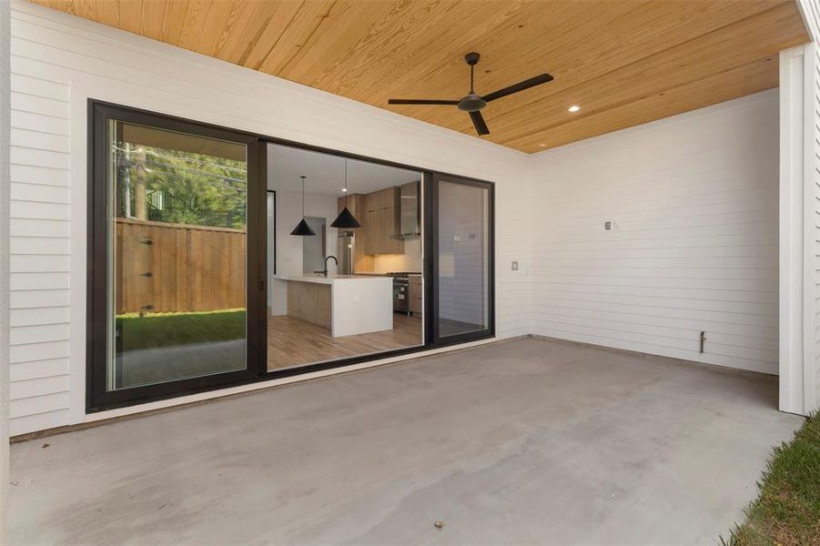 Patio. Outdoor kitchen is installed on September 19 Patio. Outdoor kitchen is installed on September 19