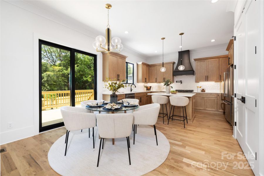Furnished interior view inside a new home in , Charlotte (Image 5).