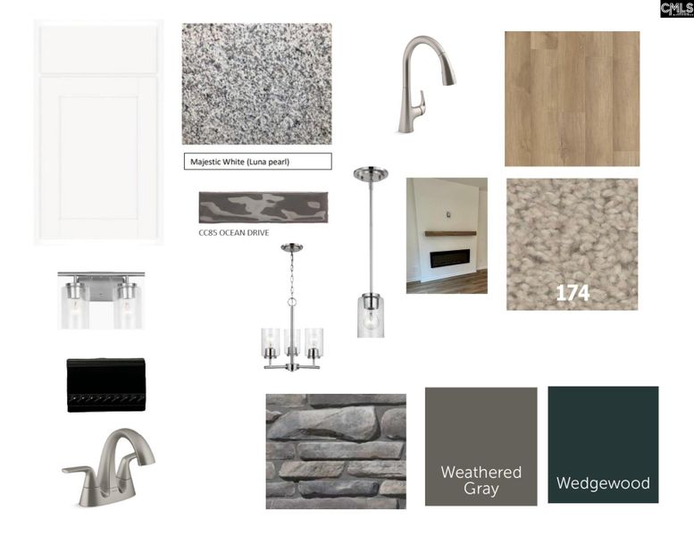 Sample of building materials used in homes in Boykin Hills, Chapin (Image 23).