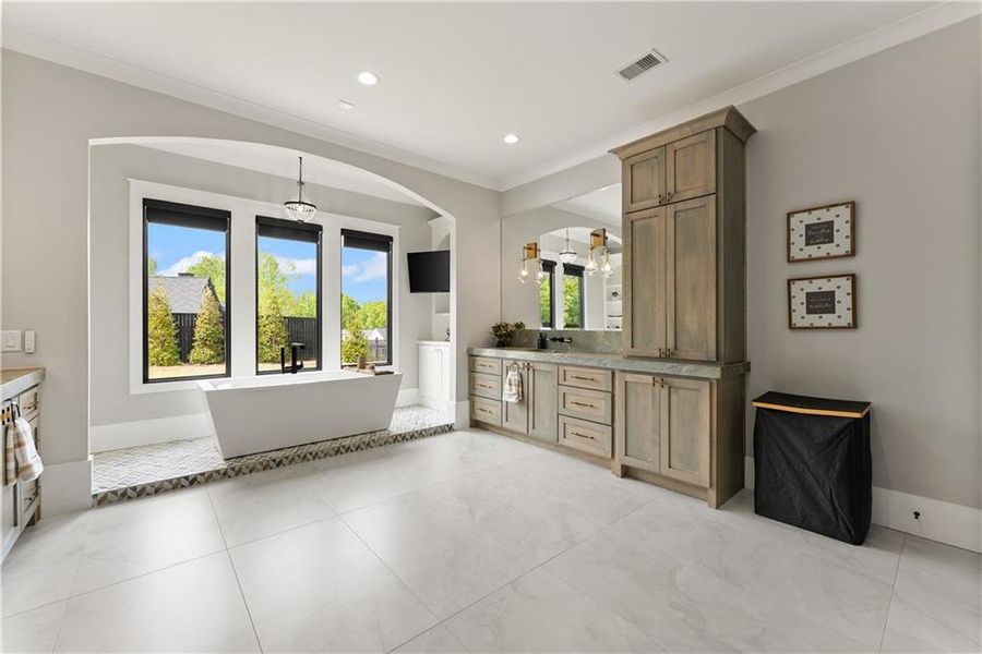 Furnished interior view inside a new home in , Jefferson (Image 64).