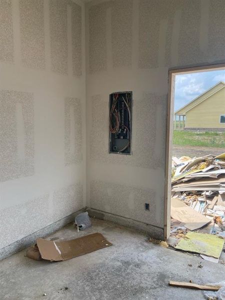 In-progress construction of a new home in Clear Sky Addition, Valley View, TX (Image 4).