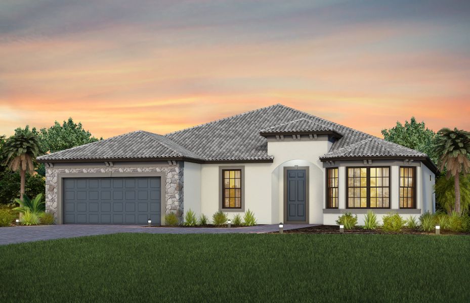 Exterior FM3 with optional stone