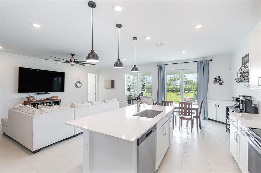 Furnished interior view inside a new home in , Palm Bay (Image 2). Furnished interior view inside a new home in , Palm Bay (Image 2).