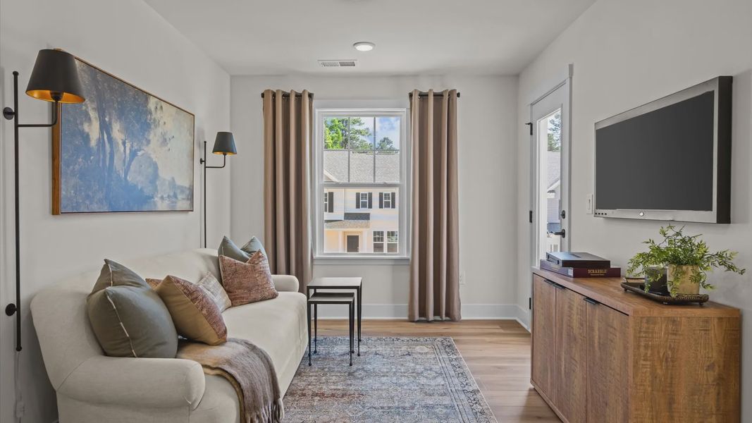 Furnished interior view inside a new home in Provisions at Courtland, Sanford (Image 15).
