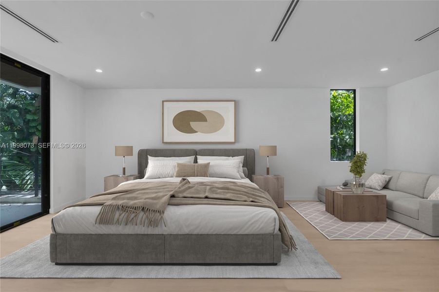 Furnished interior view inside a new home in , Miami (Image 8). Furnished interior view inside a new home in , Miami (Image 8).