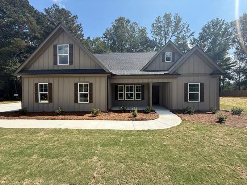 Front exterior of a new home in , Talking Rock, GA, highlighting curb appeal (Image 2). Front exterior of a new home in , Talking Rock, GA, highlighting curb appeal (Image 2).