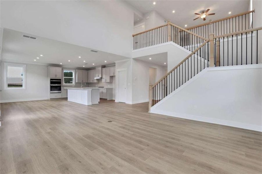 Spacious, unfurnished interior of a new home in The Paddocks at Doc Hughes, Buford (Image 21).