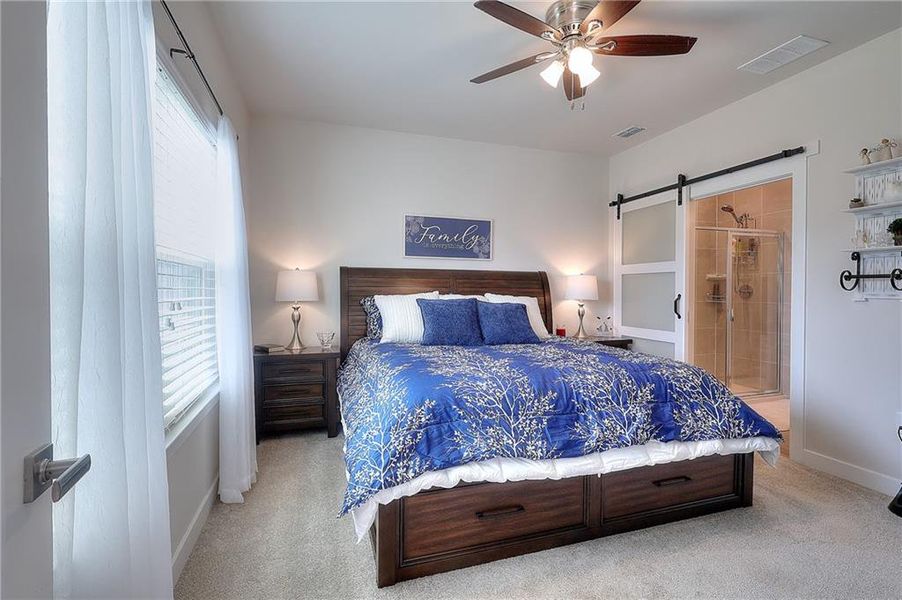 Furnished interior view inside a new home in , Hoschton (Image 12).