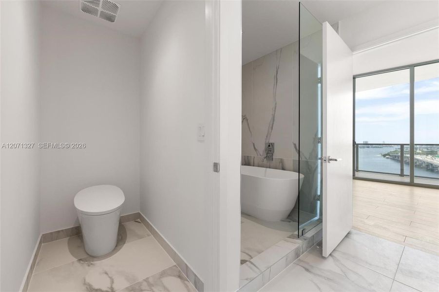 Furnished interior view inside a new home in , Miami (Image 13).