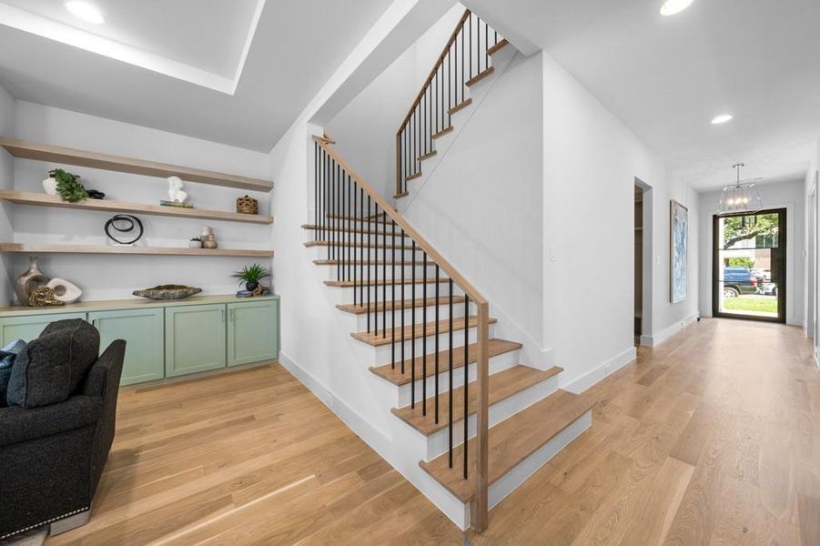 Furnished interior view inside a new home in , Dallas (Image 26).