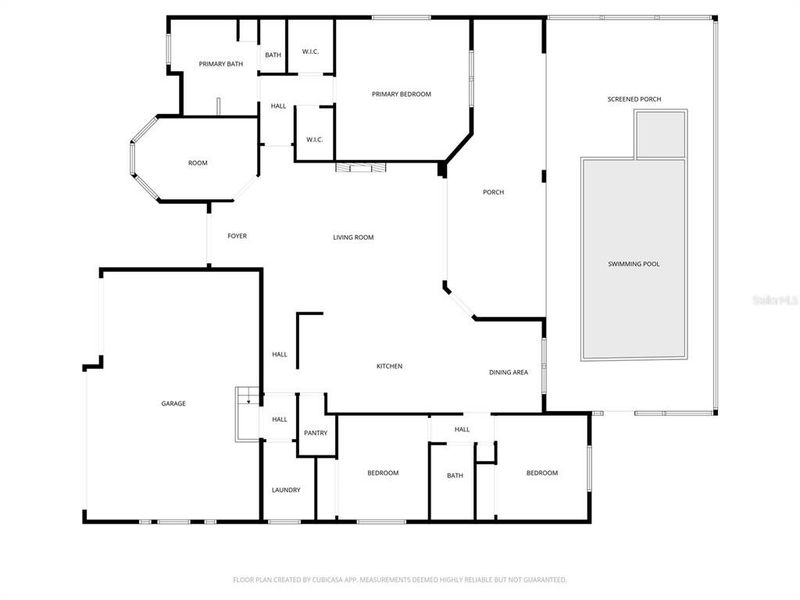 2D floor plan layout of this home in , Port Charlotte, FL (Image 5).