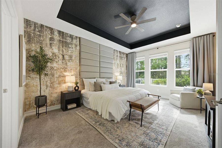 Furnished interior view inside a new home in Pearl Estates, Lutz (Image 34).
